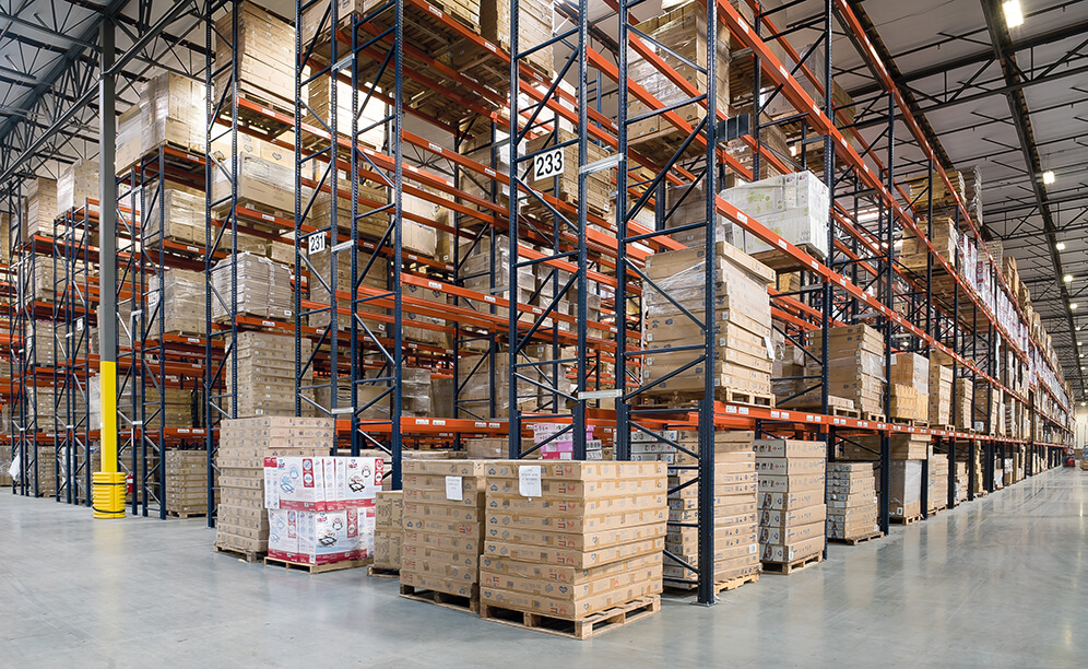 Delta Children’s new warehouse features 47 aisles of pallet racking aisles